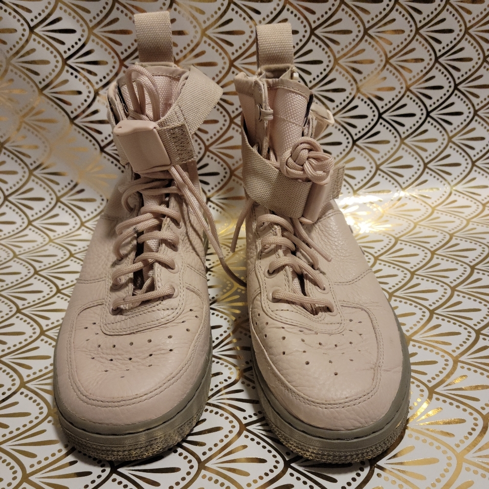Pink Nike Air Force Ones